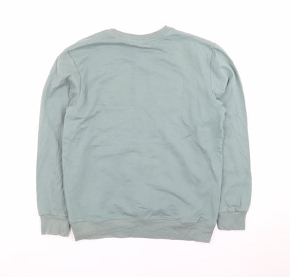 MLB Men’s Green Crew Neck Pullover Sweatshirt M Regular Fit