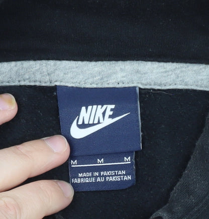 Nike Men's Black Pullover Hoodie Size M Regular Fit Sportswear