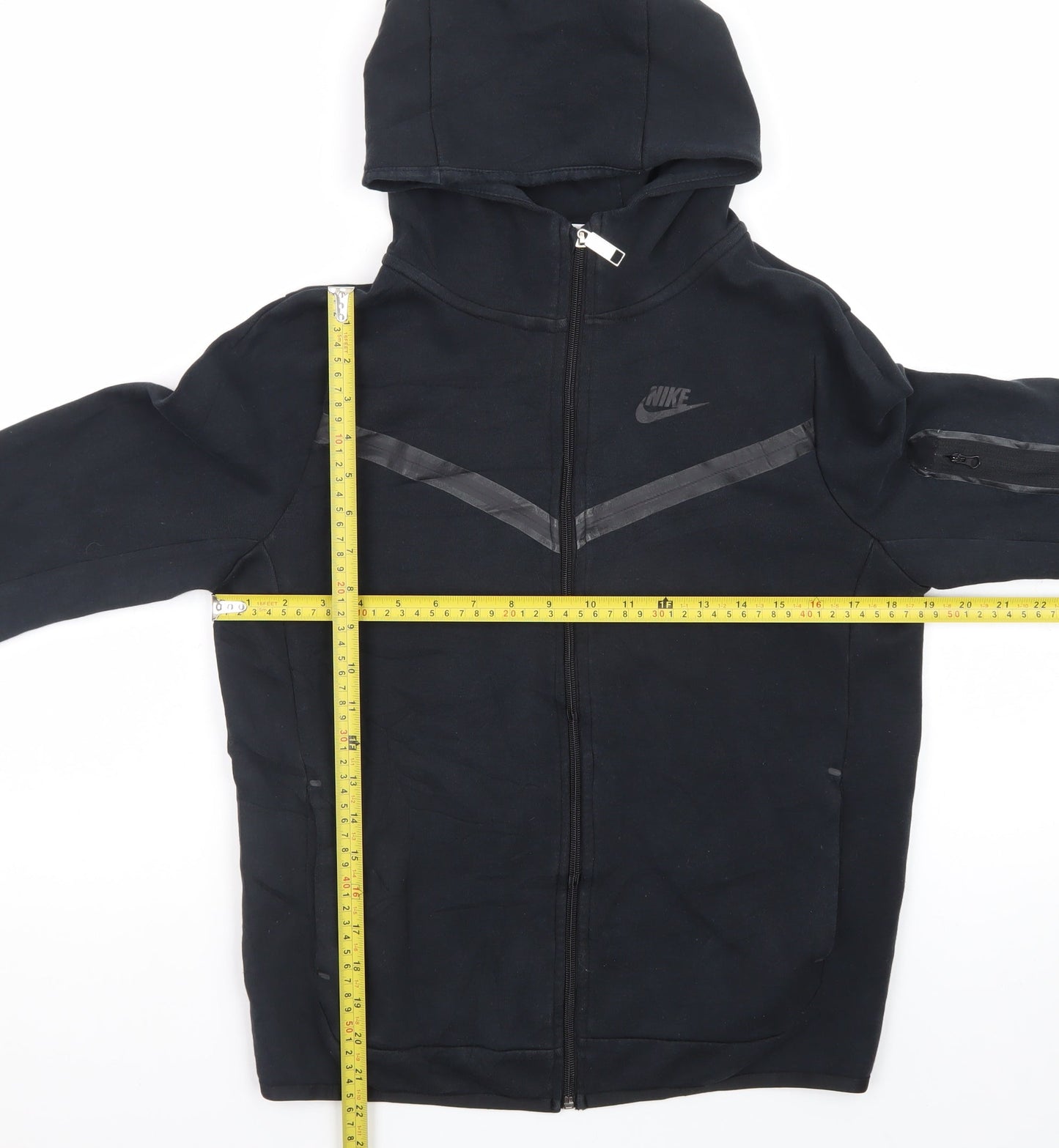 Nike Men's Black XL Full Zip Hoodie Fleece Sportswear