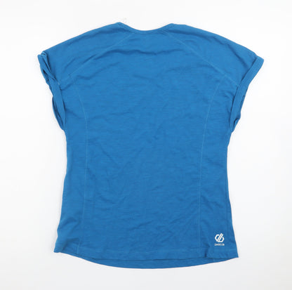 Dare 2B Womens Blue Basic Moisture Wicking T-Shirt UK 14