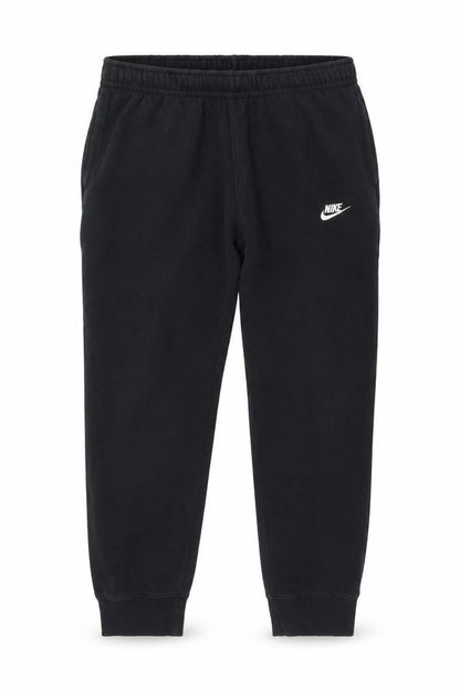 Nike Men's Black Jogger Sweatpants L Regular Fit Fleece Trousers