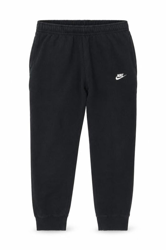 Nike Men's Black Jogger Sweatpants L Regular Fit Fleece Trousers
