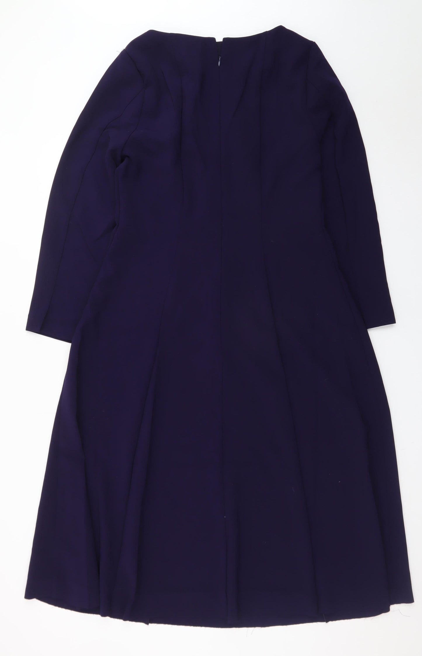 Hobbs Women’s Blue Long Sleeve A-Line Dress Size 12