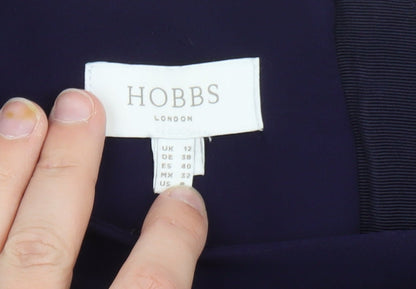 Hobbs Women’s Blue Long Sleeve A-Line Dress Size 12