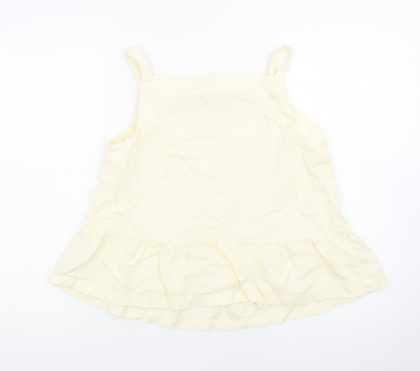 Marks and Spencer Womens Beige Cotton Camisole Tank Top Size 10