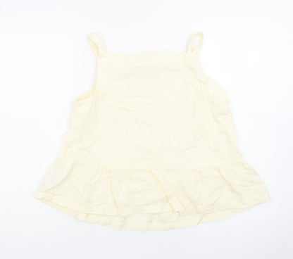 Marks and Spencer Womens Beige Cotton Camisole Tank Top Size 10