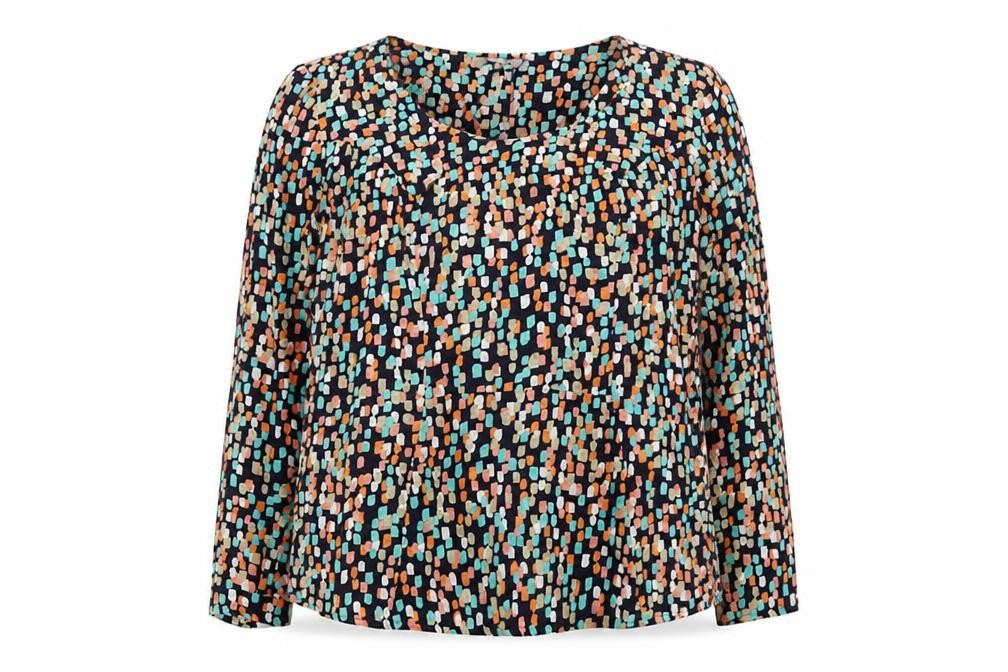 Pepperberry Women’s Multicoloured Viscose Tunic Blouse Size 16