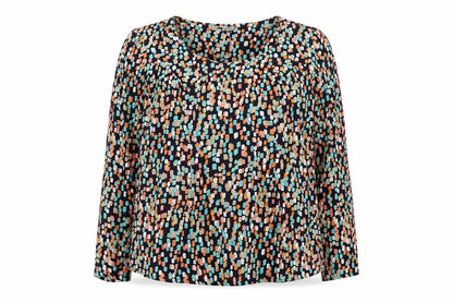 Pepperberry Women’s Multicoloured Viscose Tunic Blouse Size 16