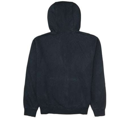 Nike Men Black Full Zip Hoodie Fleece Logo M Excellent Condition