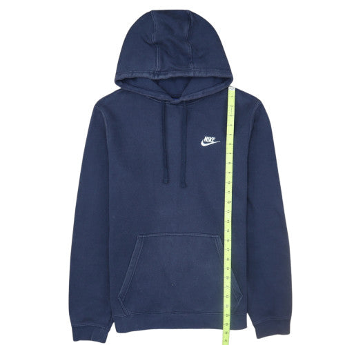 Nike Men's Blue Pullover Fleece Hoodie Medium Regular Fit