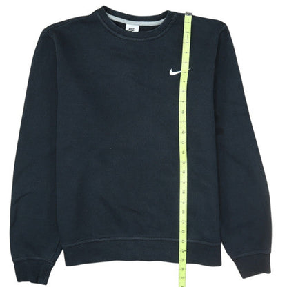 Nike Men's Black Regular Fit Crew Neck Fleece Sweatshirt M