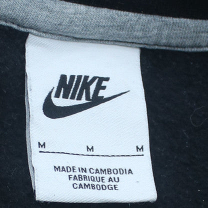 Nike Men's Black Regular Fit Crew Neck Fleece Sweatshirt M