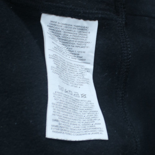Nike Men's Black Regular Fit Crew Neck Fleece Sweatshirt M