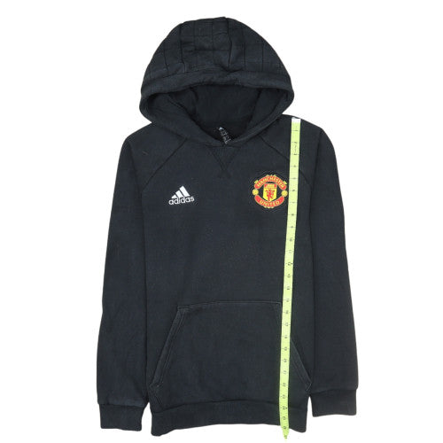 Adidas Men’s Black Manchester United Pullover Hoodie Small
