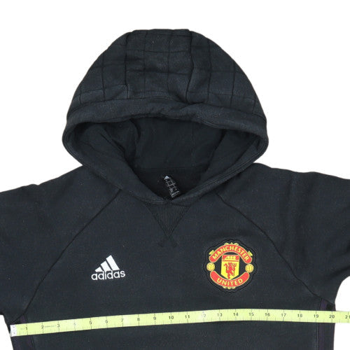 Adidas Men’s Black Manchester United Pullover Hoodie Small