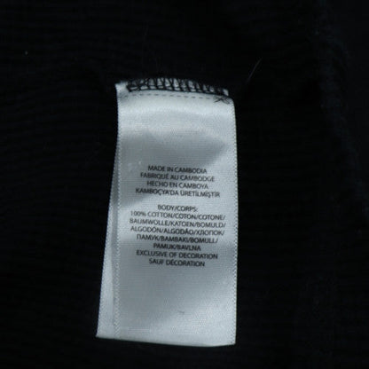 Polo Ralph Lauren Men's Black Knit Cotton Pullover Hoodie Size L
