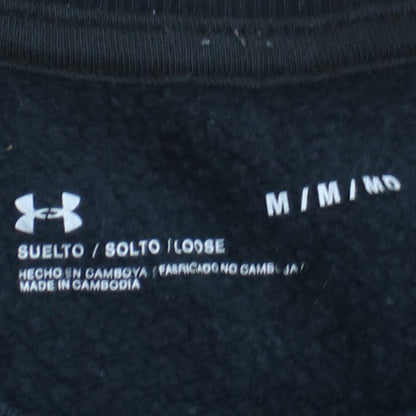 Under Armour Men's Navy Blue Loose Fit Crew Neck Sweatshirt M