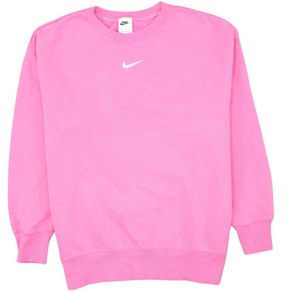 Nike Women’s Pink Crew Neck Pullover Sweatshirt Small Casual
