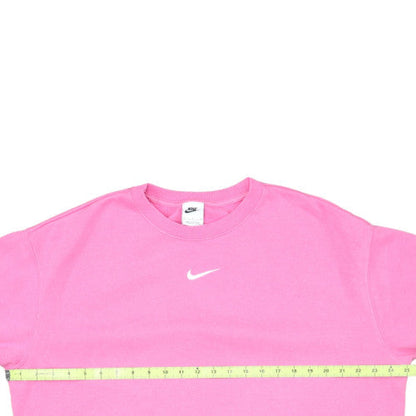 Nike Women’s Pink Crew Neck Pullover Sweatshirt Small Casual