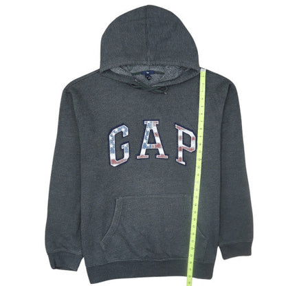 GAP Men’s Grey 2XL Pullover Hoodie with USA Logo Design