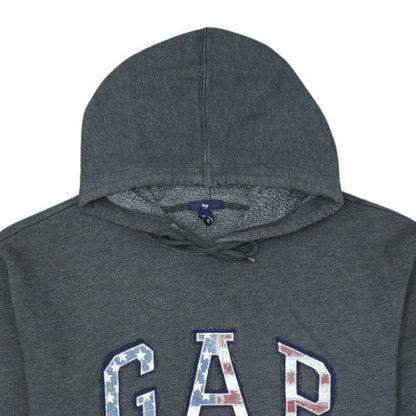 GAP Men’s Grey 2XL Pullover Hoodie with USA Logo Design
