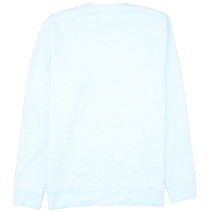 Levi's Women White Crew Neck Pullover Sweatshirt L Cotton Blend