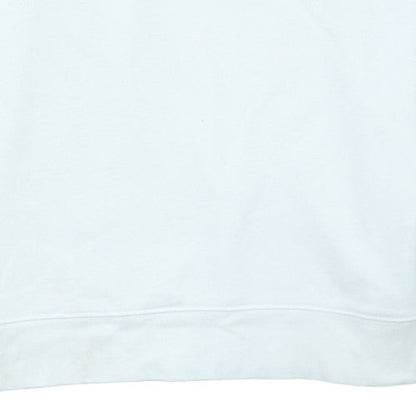Levi's Women White Crew Neck Pullover Sweatshirt L Cotton Blend