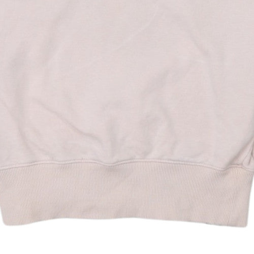 The North Face Unisex Beige M Crew Neck Fleece Sweatshirt