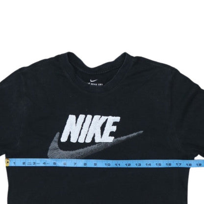 Nike Women's Black S Basic Short Sleeve Logo T-Shirt