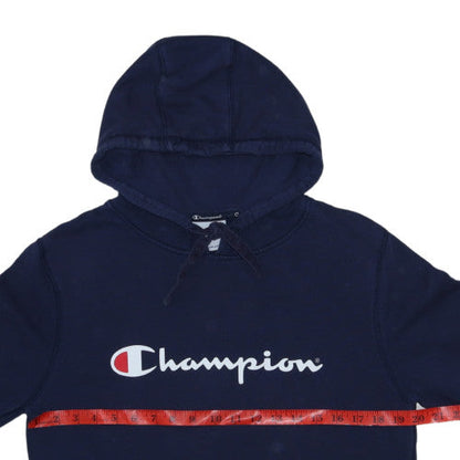 Champion Men's Blue Small Pullover Hoodie Sweatshirt