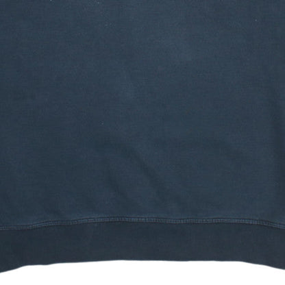 Reebok Men Blue XL Crew Neck Pullover Logo Sweatshirt