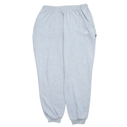 Adidas Men's Grey Fleece Jogger Sweatpants Size L Regular Fit