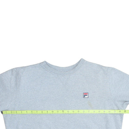 Fila Womens Grey XL Crew Neck Pullover Sweatshirt Classic Logo