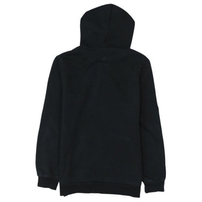 Puma Men's Black Small Pullover Hoodie with Logo Print
