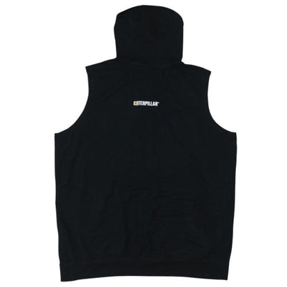 Caterpillar Men's Black 2XL Sleeveless Hooded T-Shirt
