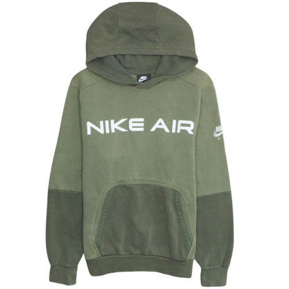 Nike Men's Green Pullover Hoodie Air Logo Size S