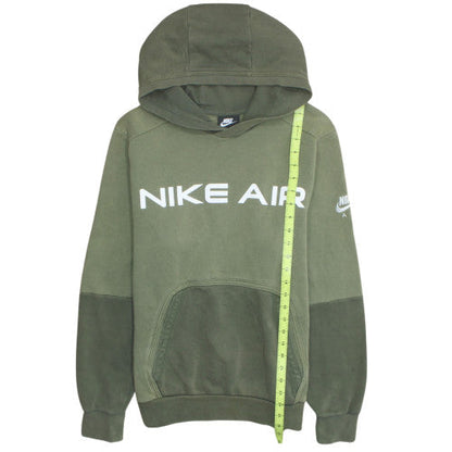 Nike Men's Green Pullover Hoodie Air Logo Size S
