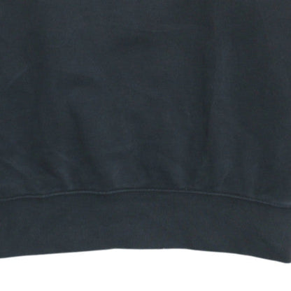 Adidas Womens Black Crew Neck Pullover Sweatshirt Size S Logo Detail