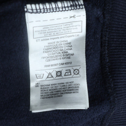 adidas Men's Blue Full Zip Hoodie Originals Logo Size M