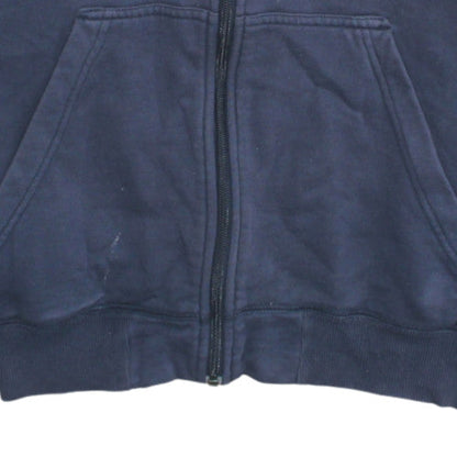 adidas Men's Blue Full Zip Hoodie Originals Logo Size M