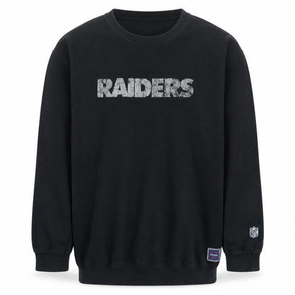 NFL Raiders Men's Black XL Fleece Pullover Sweatshirt