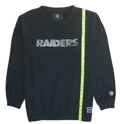 NFL Raiders Men's Black XL Fleece Pullover Sweatshirt