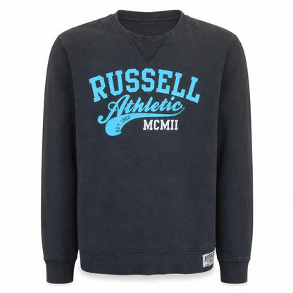 Russell Athletic Men's Black Small Crew Neck Pullover Sweatshirt
