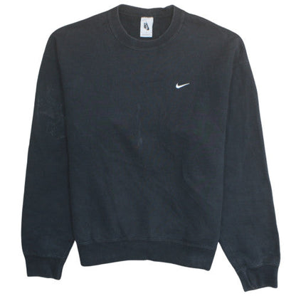 Nike Men's Black Fleece Crew Neck Pullover Sweatshirt M