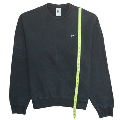 Nike Men's Black Fleece Crew Neck Pullover Sweatshirt M