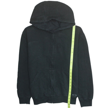 Oakley Men Black Full Zip Hoodie Size S Fleece Outdoor Sportswear
