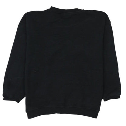 Fila Teens Black Crew Neck Logo Sweatshirt Size M Pullover