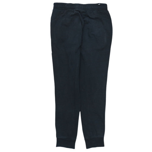 Puma Men’s Black Jogger Sweatpants Size S Regular Fit Fleece Trousers
