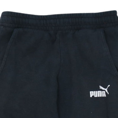 Puma Men’s Black Jogger Sweatpants Size S Regular Fit Fleece Trousers