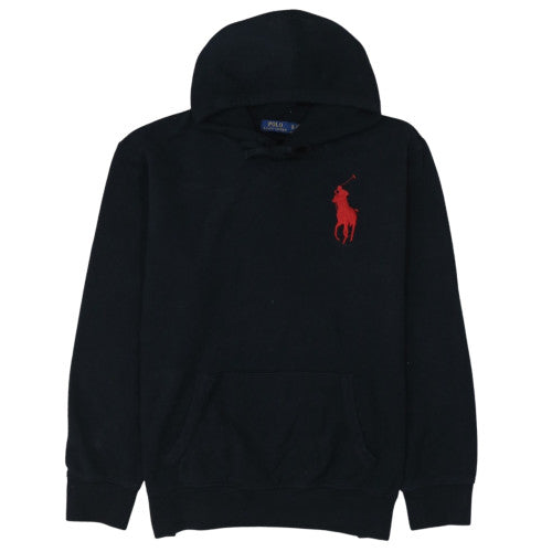 Ralph Lauren Men’s Black XL Pullover Hoodie Embroidered Logo